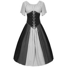 Damen Stilvolle Klassische Oktoberfest Dirndl Kleid – Grau