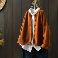 Morgan | Weiche Strickjacke für gemütliche Tage – Orange