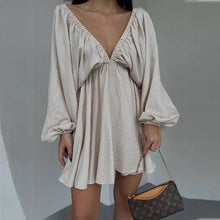 Jandee - Damen Boho Chic Lässiges Kleid – Weiß