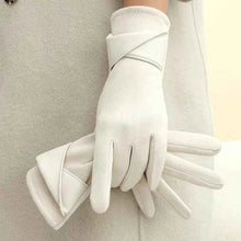 Warme Handschuhe Damen – Weiß