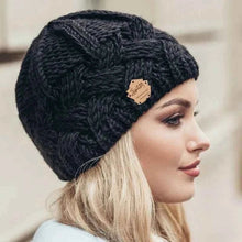 Warme Mütze Damen – Schwarz
