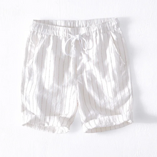 Noah - Shorts mit dehnbarem Bund – Weiß