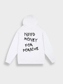 Lässige Hoodie Mit Rückenprint Für Herren | Perfekt für lässige Tage – Weiß