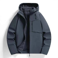 Windbreaker Gefüttert Herren – Dunkelgrau