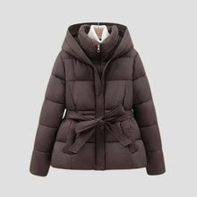 Winterjacke Mit Gürtel – Braun