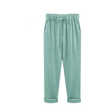 Ulkka | Damen Sommer Bequem Hosen | Leicht – Grün