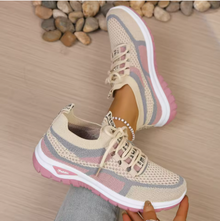 Nerina™ | Orthopädische Leichte Komfort-Sneaker – Khaki-Rosa