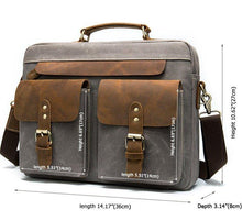 ELWYN – DIE VINTAGE-LEDER-UMHÄNGETASCHE FÜR ZEITLOSE ELEGANZ IM ALLTAG – Grau