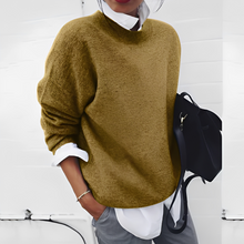 Gabriella - Damenpullover mit weitem Schnitt – Khaki