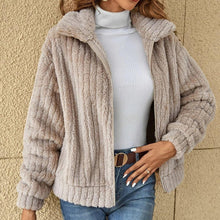 OLYMPIA - Fleecejacke – Aprikose