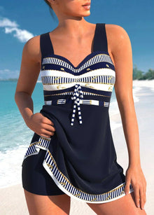 Sommerliches Swim Dress Badekleid für Damen – Schwarz