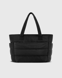 Gepolsterte Shopper-Tasche | Stilvoll & Praktisch | Leicht & Geräumig – Schwarz